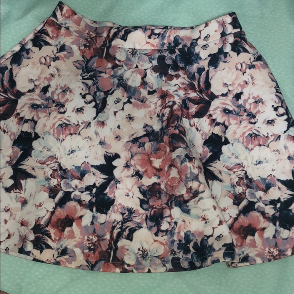 Bethany Mota Floral Skirt